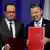 Kolumbien Staatsbesuch Francois Hollande bei Juan Manuel Santos in Bogota