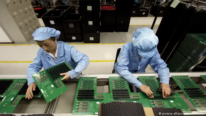 China Wirtschaft Chipfabrik in Shenzhen