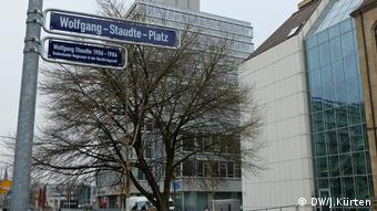 der Wolfgang-Staudte-Platz in Saarbrücken