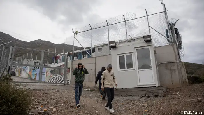 Griechenland Flüchtlinge auf der Insel Samos - Flüchtlingslager