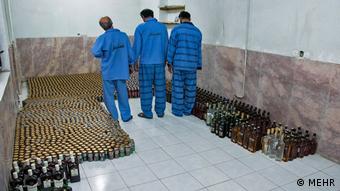 Iran Schmuggel und verkauf von alkoholischen Getränken