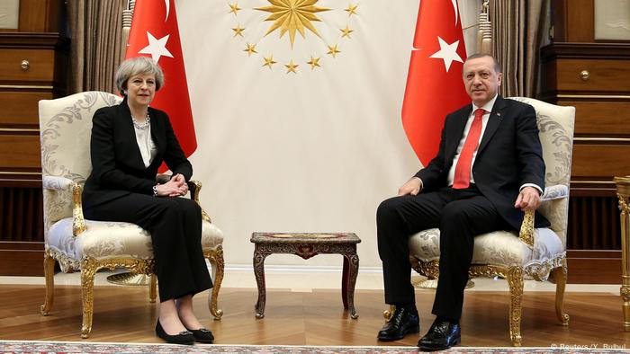 Theresa May und Erdogan in Ankara (Reuters/Y. Bulbul)