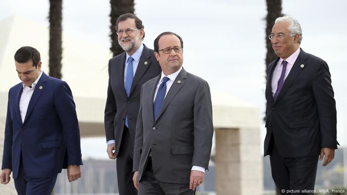 Portugal EU-Südstaaten fordern stärkeres Europa und Antworten auf Trump (picture alliance/AP/A. Franca)