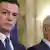 Rumänien Ministerpräsident Sorin Grindeanu und Vorstizender der Sozialisten Liviu Dragnea