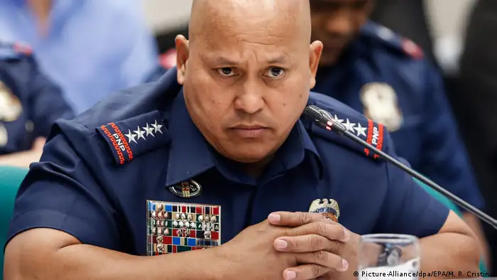 Ronald dela Rosa Polizeichef Filipinas (Picture-Alliance/dpa/EPA/M. R. Cristino)