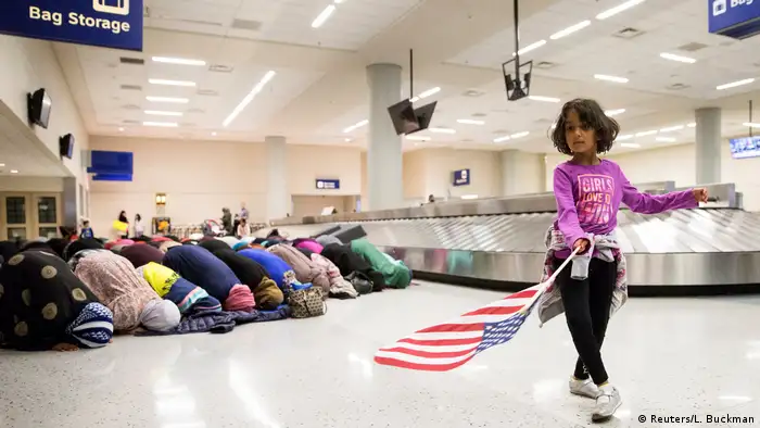 USA Dallas Flughagen Muslime Einreisestop