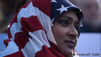 USA Amerika protestiert gegen den Einreiseverbot für Muslime