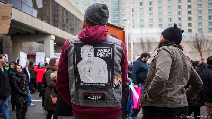 USA Amerika protestiert gegen den Einreiseverbot für Muslime Philadelphia (Getty Images/J. Kourkounis)