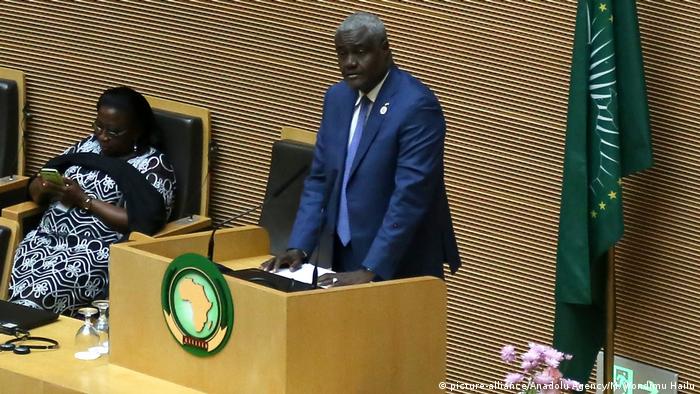 Äthiopien Treffen Afrikanische Union - Tschad Außenminister Moussa Faki