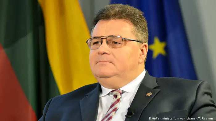 Litauen Vilnius - Interview mit Litauens Außenminister Linas Linkevicius