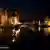 Gdansk's port lit up at night