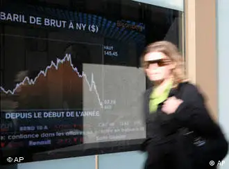 巴黎市场上显示的今年1月来油价的曲线