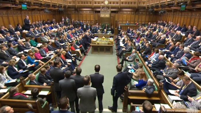 Debate sobre el Brexit en el Parlamento británico. 