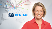 DW Der Tag Moderatorin Tina Gerhäusser (Programmpromo)