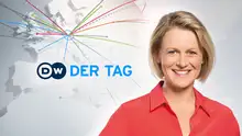 DW Der Tag Moderatorin Tina Gerhäusser (Programmpromo)