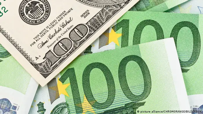 Symbolbild Differenzen Euro Dollar