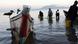 Locals fishing in Lake Victoria in Kenya Locals fishing in Lake Victoria in Kenya