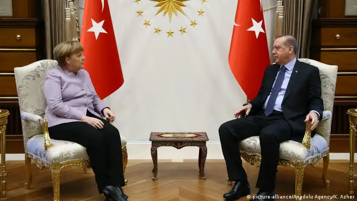 Türkei Treffen Angela Merkel & Recep Tayyip Erdogan