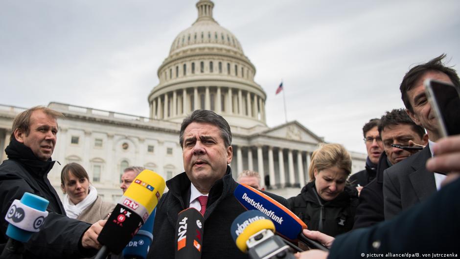 Sigmar Gabriel meets Trump administration