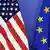 Symbolbild EU USA Flagge