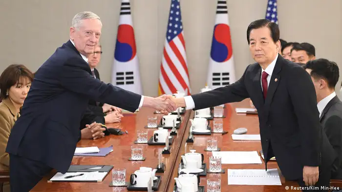 Südkorea Jim Mattis und Han Min-Koo (Reuters/Kim Min-Hee)