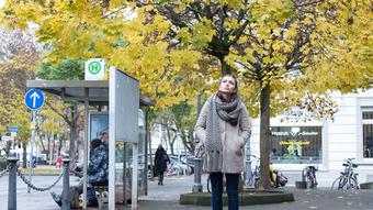 Das herbstliche Wetter gefällt Selma gar nicht.