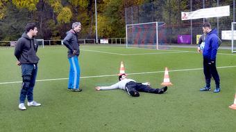 Max no podía imaginar que el entrenamiento fuese así.