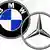 BMW and Mercedes logos