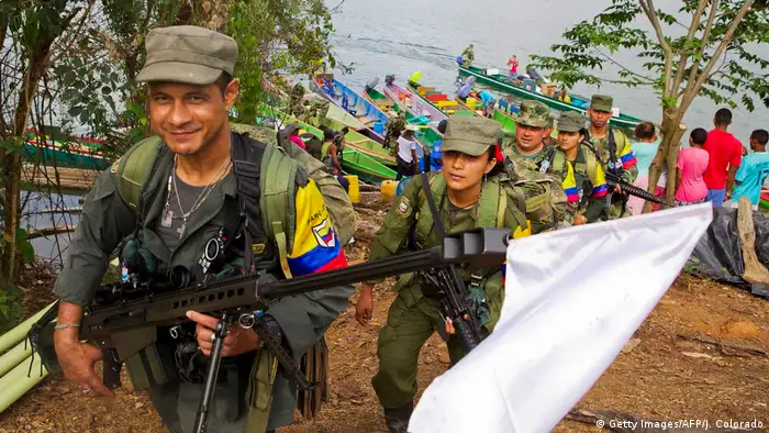 Kolumbien Gallo, FARC Demobilisierung (Getty Images/AFP/J. Colorado)