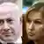 Benjamin Netanjahu und Zipi Livni (Fotos: AP/dpa)
