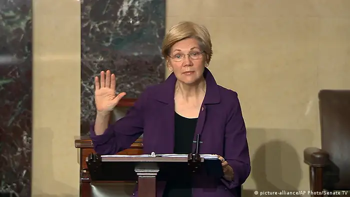 Elizabeth Warren (picture-alliance/AP Photo/Senate TV)