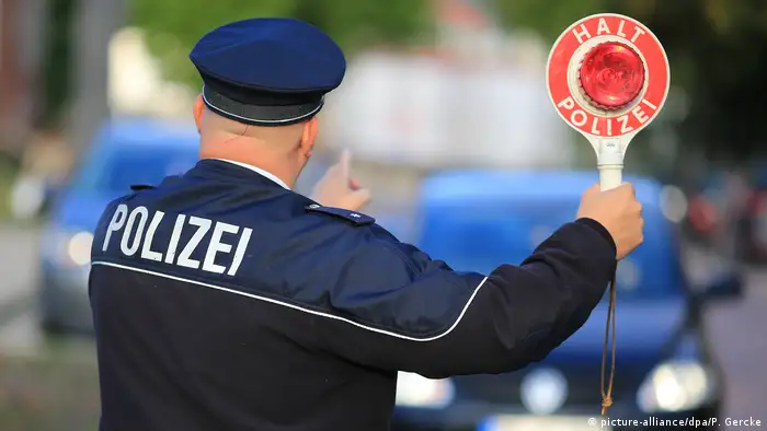 Deutschland Polizeikontrolle