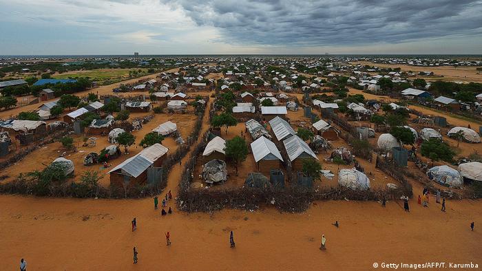 A view of Dadaab refugee camp in Kenya.