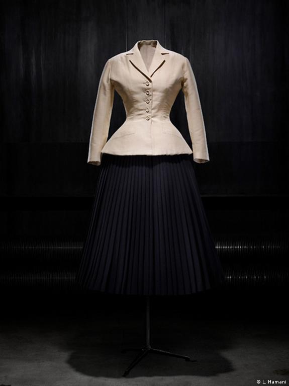 Christian Dior's New Look, introduced in February 1947. Courtesy of The