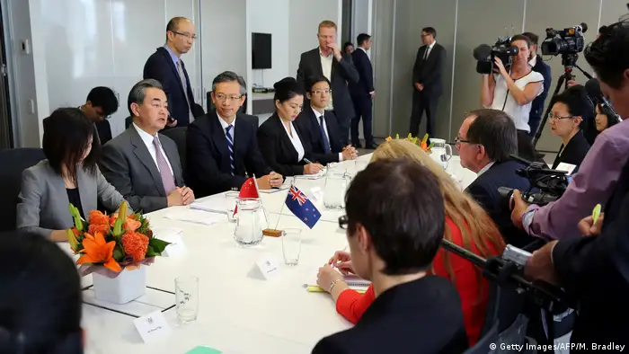 Neuzeeland Chinas Außenminister Wang Yi zu Besuch