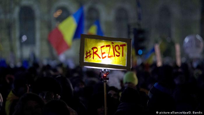 Rumänien Protest Demonstration