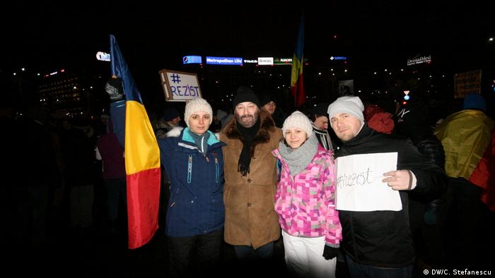 Rumänien Bukarest - Massendemos gegen sozialdemokratische Regierung