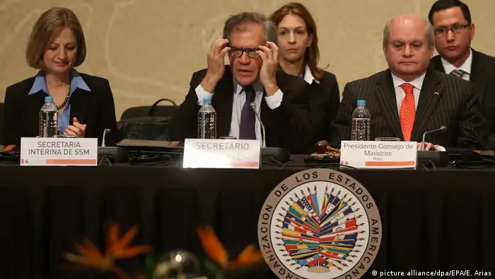 Paulina Duarte Direktorin der OEA (Organisation Amerikanischer Staaten) in Washington (picture alliance/dpa/EPA/E. Arias)