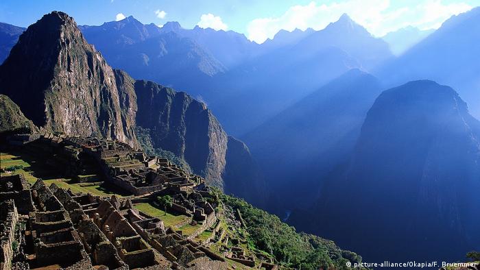 Las ruinas de Machu Picchu 