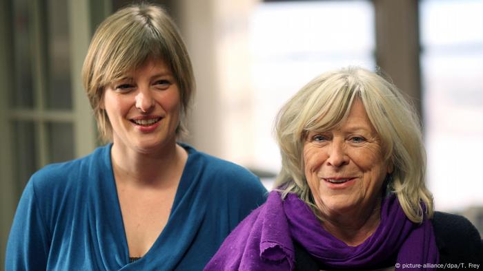 Margarethe von Trotta und ihre Produzentin (picture-alliance/dpa/T. Frey)