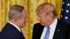 Benjamin Netanyahu (esq.) e Donald Trump em Washington Benjamin Netanyahu (esq.) e Donald Trump em Washington