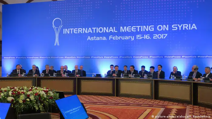Kasachstan Syrien Friedensgespräche in Astana (picture-alliance/abaca/A. Raimbekova)
