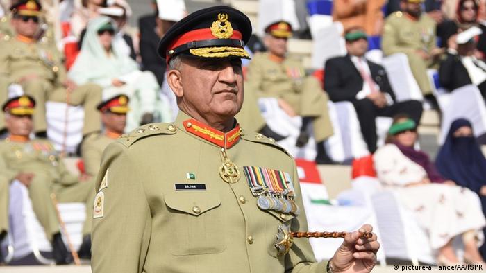 Pakistan army chief, Qamar Javed Bajwa