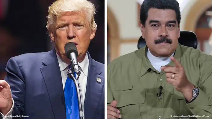 Kombi-Bild Trump Maduro