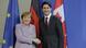 Deutschland Merkel und Trudeau PK im Bundeskanzleramt in Berlin Deutschland Merkel und Trudeau PK im Bundeskanzleramt in Berlin