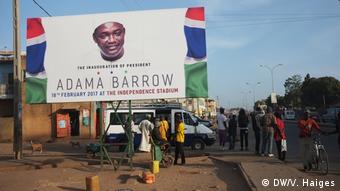 Gambia vor der Vereidigung von Adama Barrow