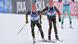 Die Deutsche Franziska Hildebrand (2.v.l.) übergibt beim Staffelrennen an ihre Teamkollegin Laura Dahlmeier (l.) (Foto: picture-alliance/dpa/M. Schutt) Die Deutsche Franziska Hildebrand (2.v.l.) übergibt beim Staffelrennen an ihre Teamkollegin Laura Dahlmeier (l.) (Foto: picture-alliance/dpa/M. Schutt)