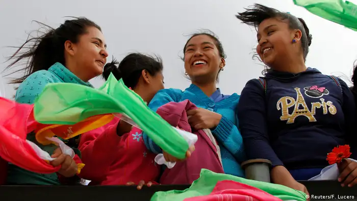 Mexico Juarez - Aktivisten protestieren gegen die Politik von Donald Trump (Reuters/F. Lucero)