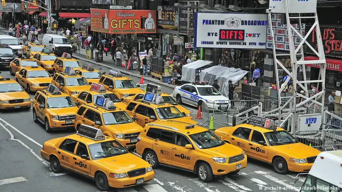 Rush-Hour Verkehrschaos USA New York (picture alliance/dpa/blickwinkel)