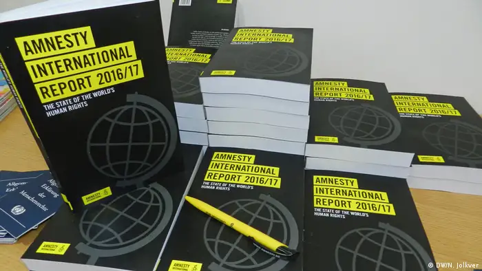 Deutschland PK Amnesty International Report 2016/2017